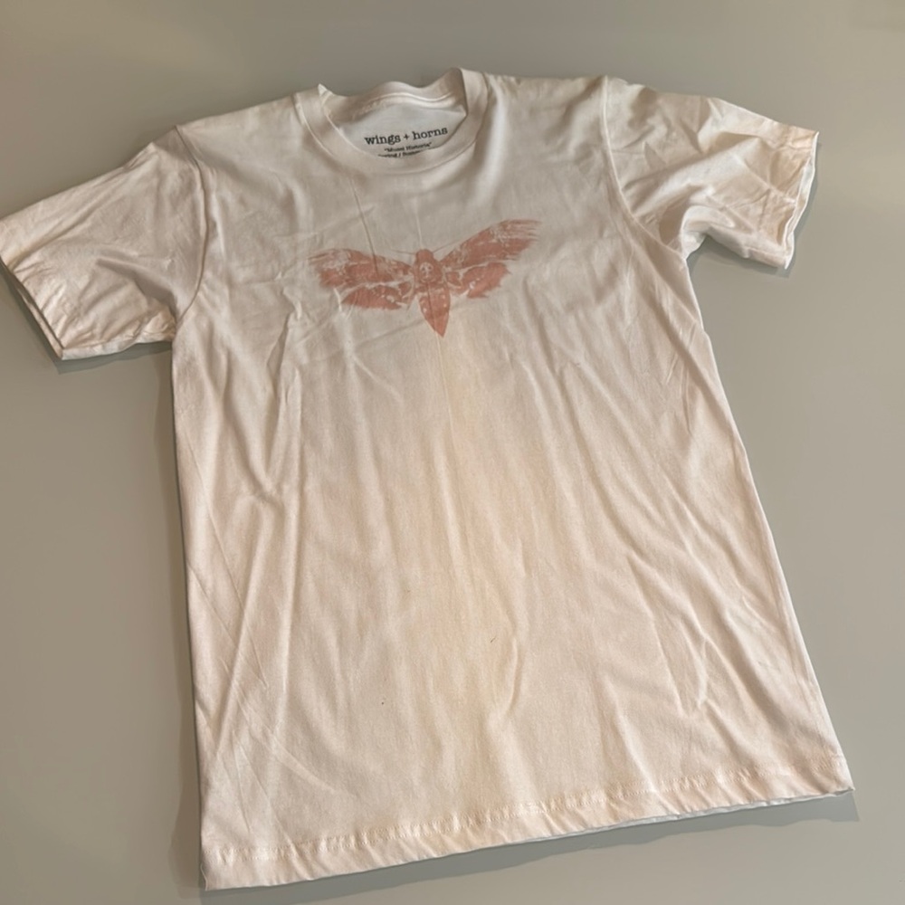 Wings + Horns Graphic Tee - Size S